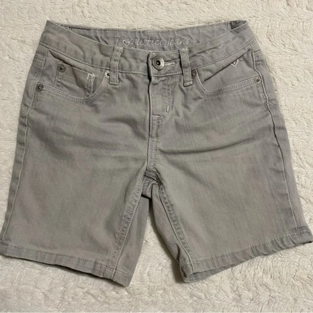 Girls Justice Shorts Size 10R Gray